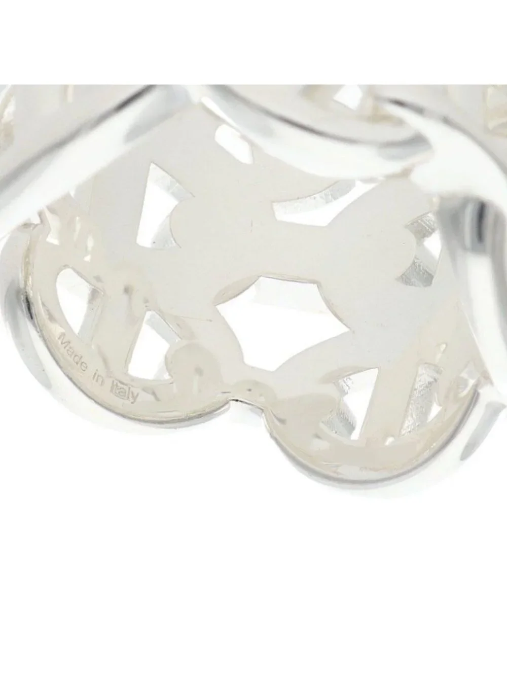 Hermes Chaine D'ancre Enchainee GM Silver Ring